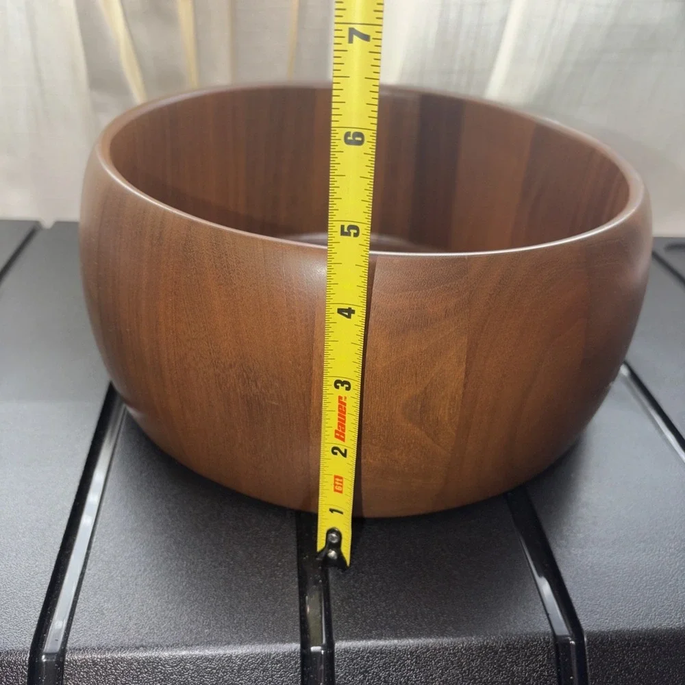 VTG Diversified Industries Division Solid American Single Walnut Salad Bowl 1526